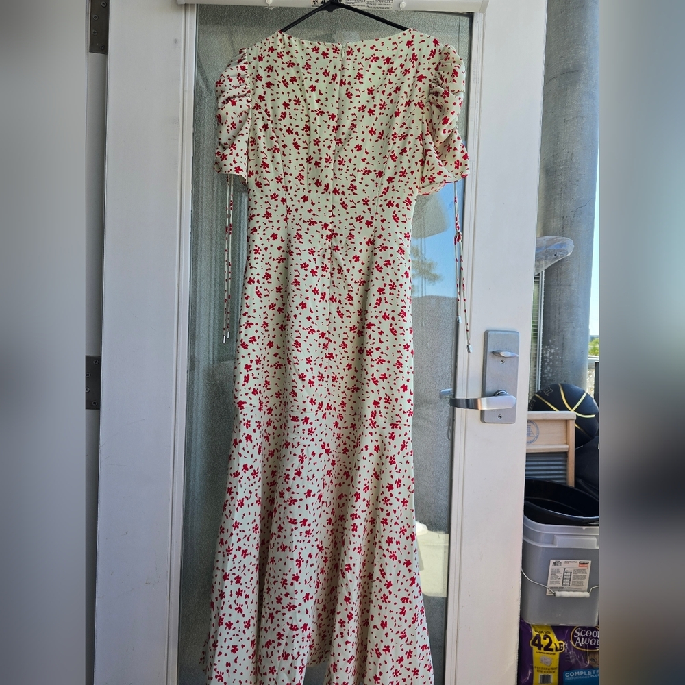 C/MEO Collective Red and Cream Puff Sleeve Sundress - Picture 15 of 16